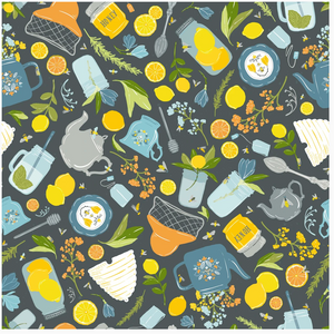 Sweet Tea and Honey Bees Fabric Collection from RB Studios