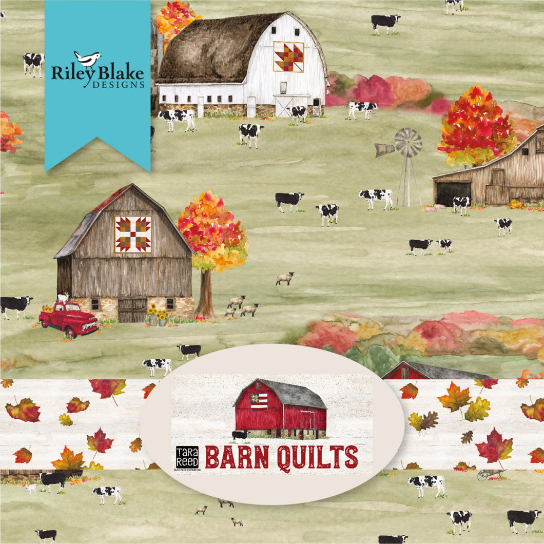 Fall Barn Quilts Fabric by Tara Reed for Riley Blake