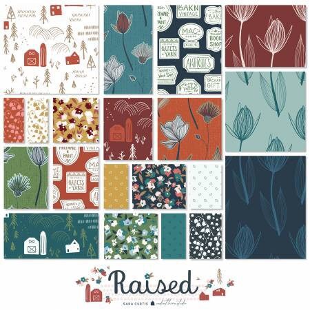 Raised Fabric Pattern by Sara Curtis, Radiant Home Studio