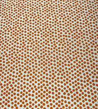 Load image into Gallery viewer, Orange and White Polka Dot Fabric - Benartex
