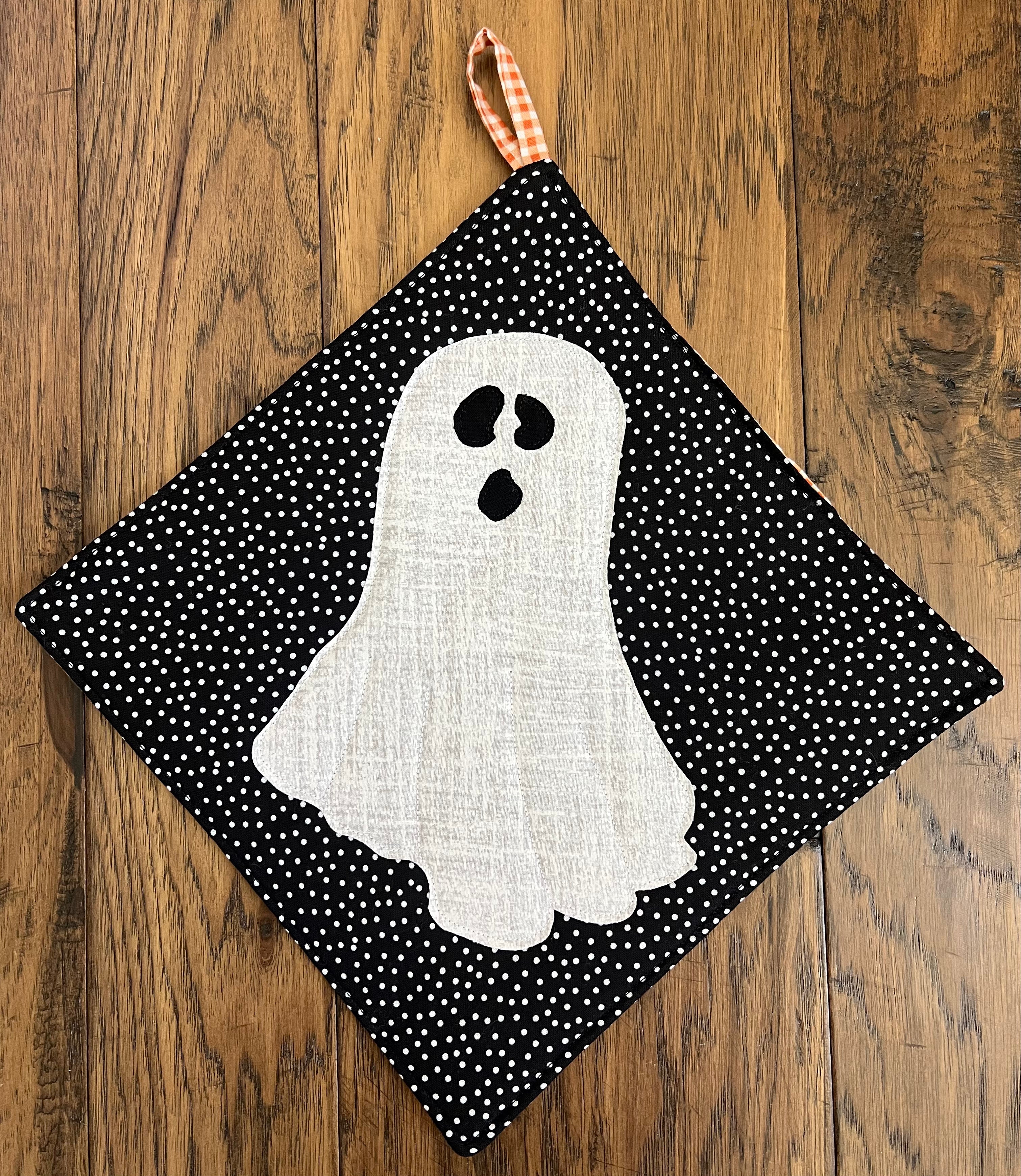 Quilted Spooky Hot Pad Trio Pattern