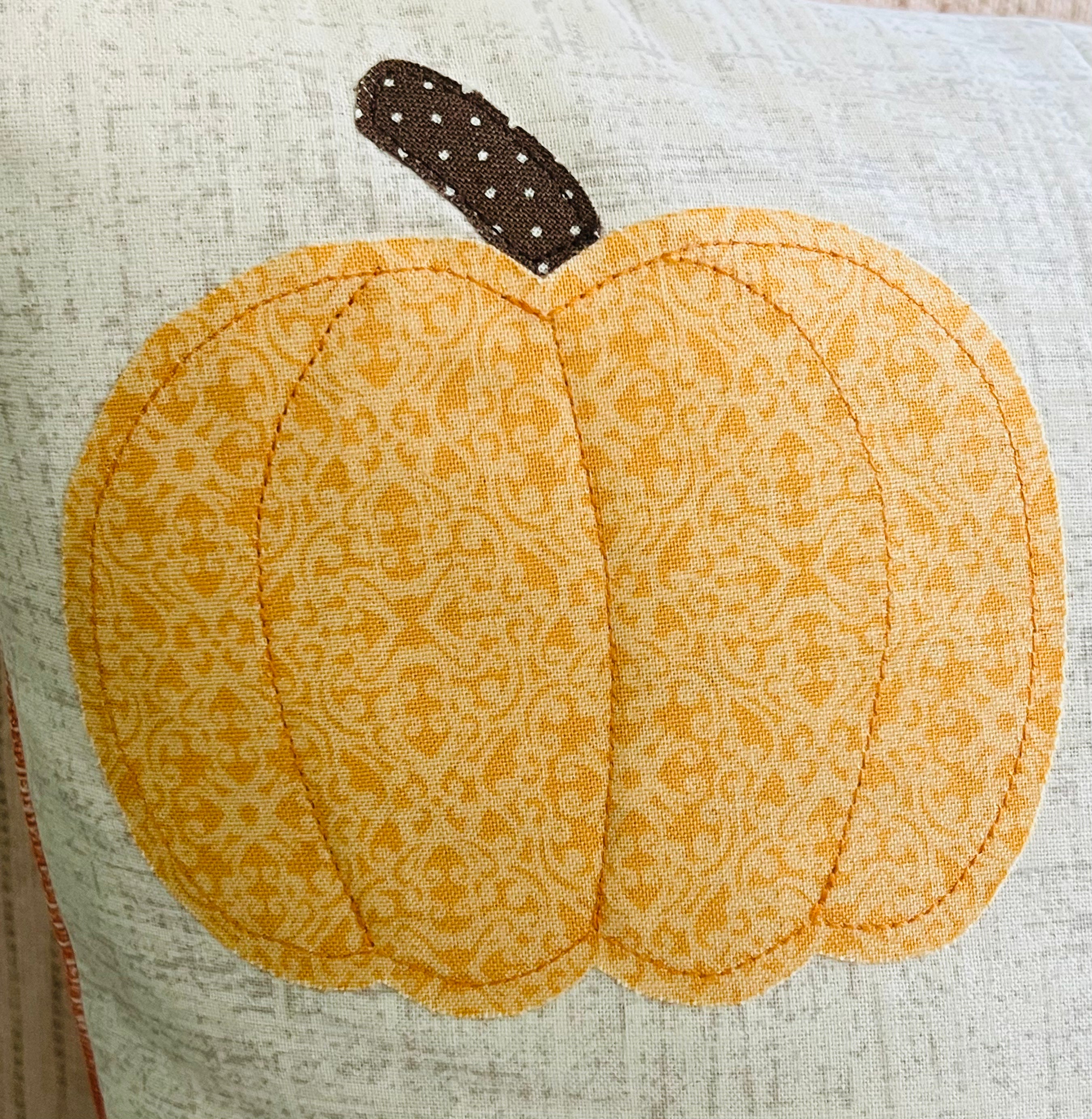 Pretty Pumpkin Pillow Pattern - Instant PDF Download
