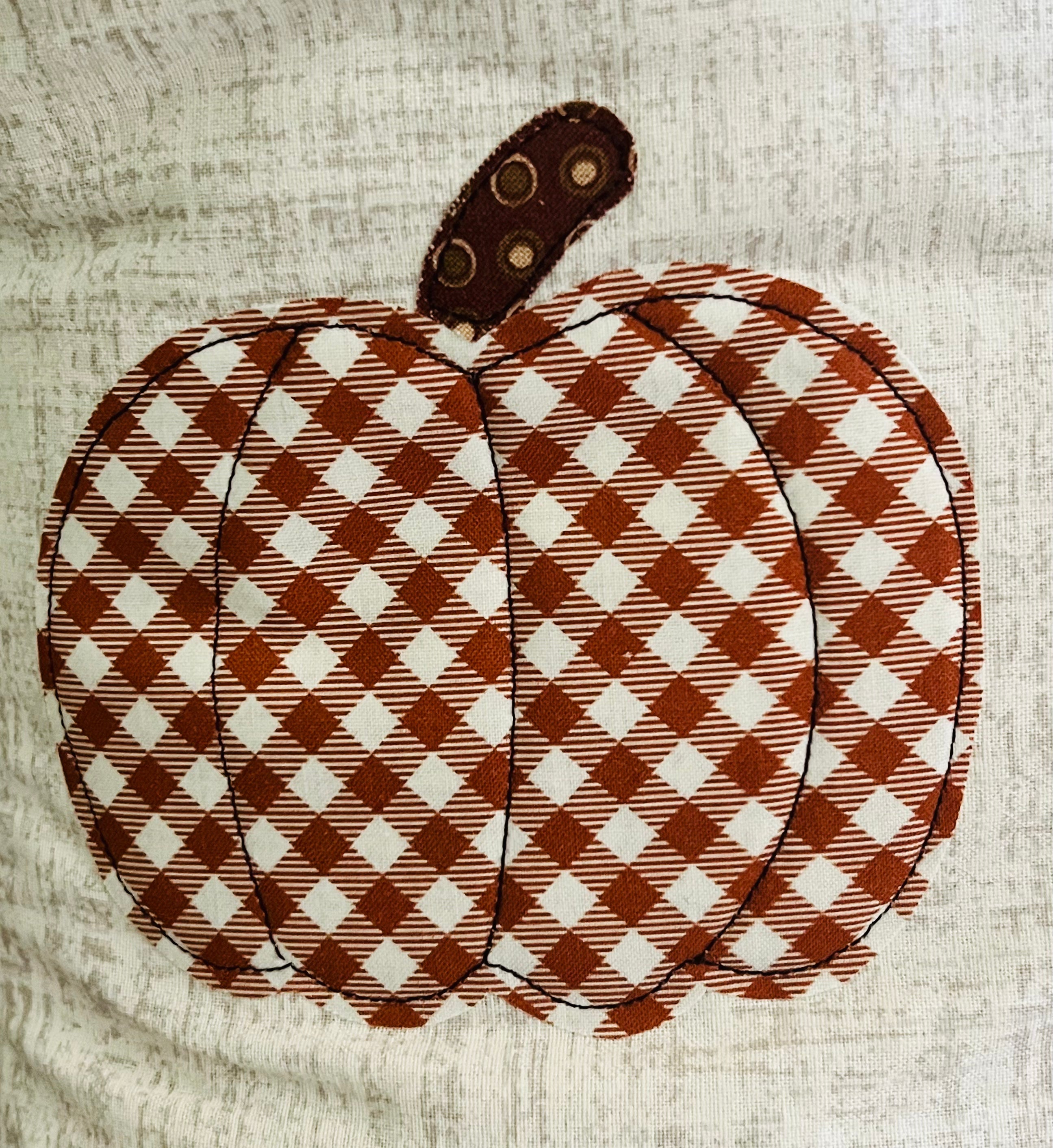 Pretty Pumpkin Pillow Pattern - Instant PDF Download