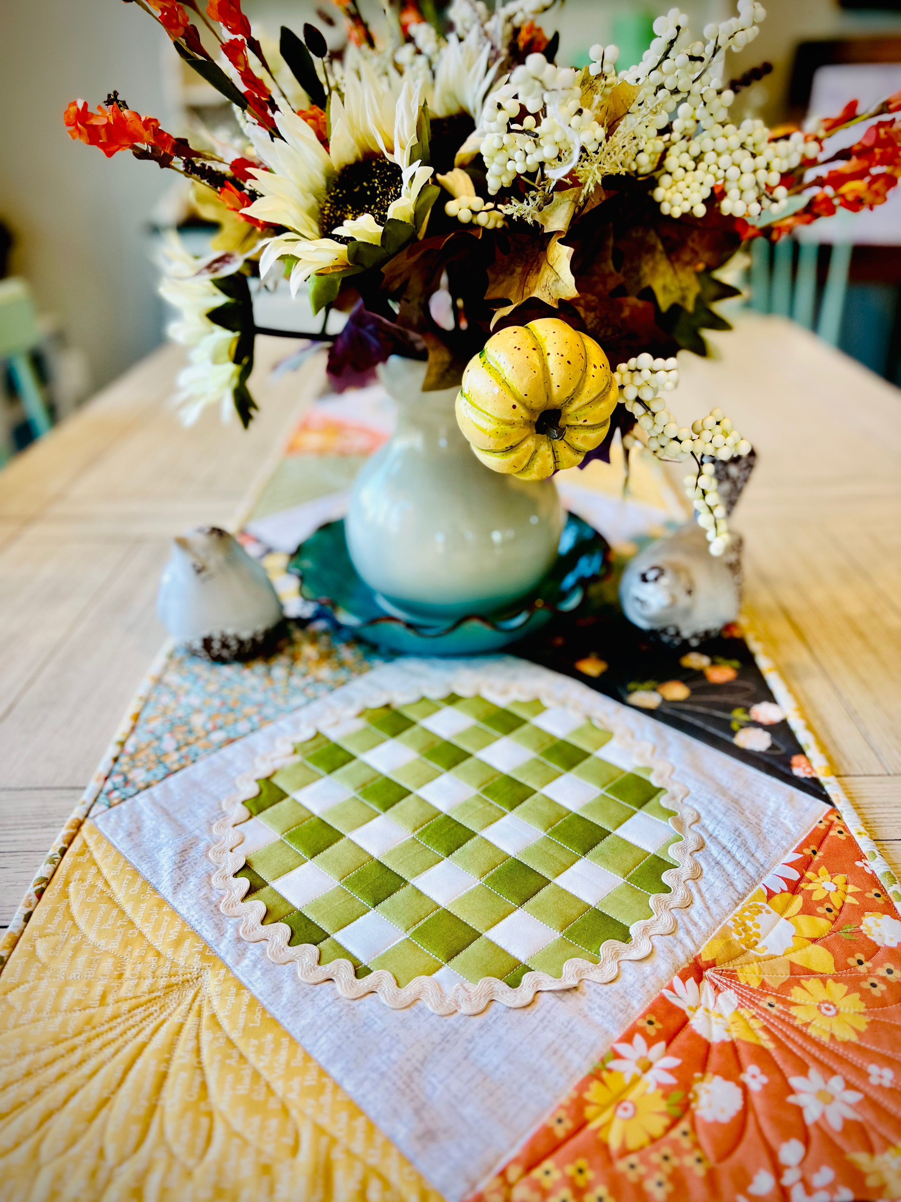 Easy as Pie Quilted Table Runner Pattern