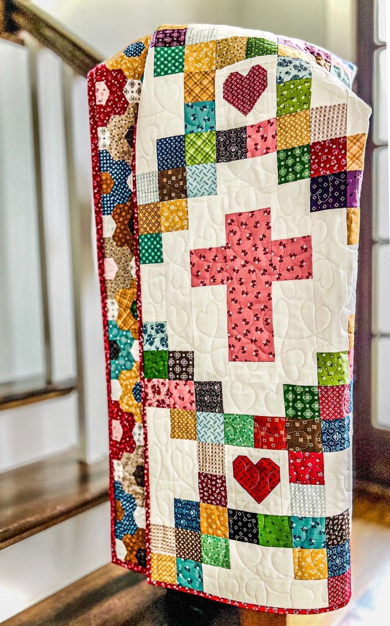 Perfect Peaces Quilt Pattern - Paper Print Version, Mailed - Easy Piecy Quilts