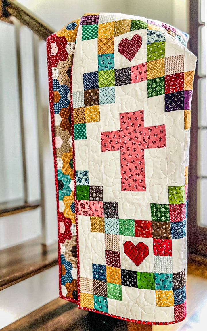 Perfect Peaces Quilt Pattern - Paper Print Version, Mailed - Easy Piecy Quilts